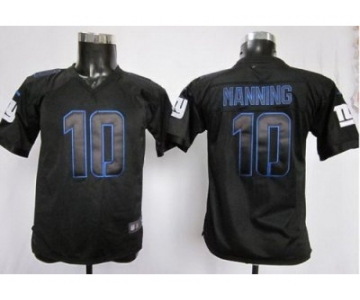 nike youth nfl jerseys new york giants #10 manning black[nike limited]