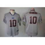 nike youth nfl jerseys new york giants #10 manning grey[nike lights out]