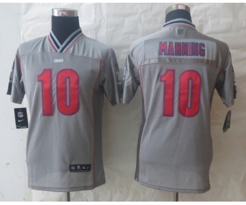 nike youth nfl jerseys new york giants #10 manning grey[nike vapor]