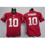 nike youth nfl jerseys new york giants #10 manning red[nike]