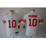 nike youth nfl jerseys new york giants #10 manning white[nike limited]