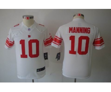 nike youth nfl jerseys new york giants #10 manning white[nike limited]