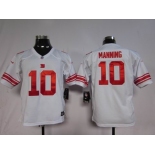 nike youth nfl jerseys new york giants #10 manning white[nike]