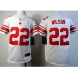 nike youth nfl jerseys new york giants #22 wilson white[nike]