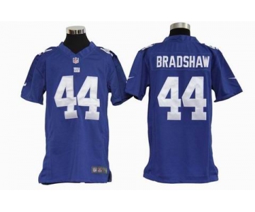 nike youth nfl jerseys new york giants #44 bradshaw blue[nike]