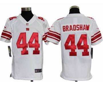 nike youth nfl jerseys new york giants #44 bradshaw white[nike]