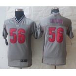 nike youth nfl jerseys new york giants #56 lawrence taylor grey[nike vapor]