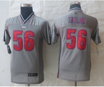 nike youth nfl jerseys new york giants #56 lawrence taylor grey[nike vapor]