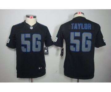 nike youth nfl jerseys new york giants #56 taylor black[nike impact limited]