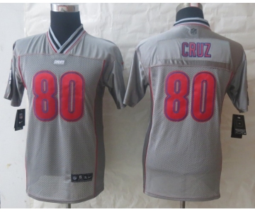 nike youth nfl jerseys new york giants #80 victor cruz grey[nike vapor]