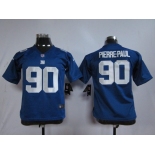 nike youth nfl jerseys new york giants #90 pierre.paul blue[nike]