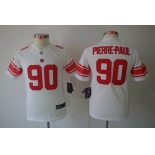 nike youth nfl jerseys new york giants #90 pierre.paul white[nike limited]