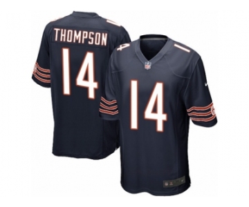 Men Nike Chicago Bears #14 Deonte Thompson Game Navy Blue Team Color NFL Jersey