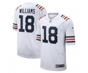 Men Nike Chicago Bears 18 Caleb Williams Game White 2024 Team Color NFL Jersey