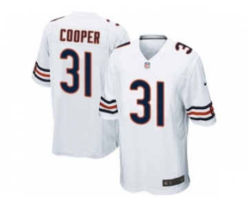 Men Nike Chicago Bears #31 Marcus Cooper Game White NFL Jersey