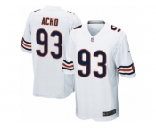 Men Nike Chicago Bears #93 Sam Acho Game White NFL Jersey