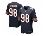 Men Nike Chicago Bears #98 Mitch Unrein Game Navy Blue Team Color NFL Jersey