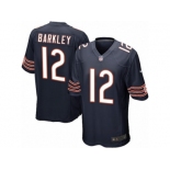 Men's Nike Chicago Bears #12 Matt Barkley Game Navy Blue Team Color NFL Jersey