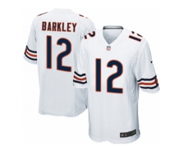 Men's Nike Chicago Bears #12 Matt Barkley Game White NFL Jersey