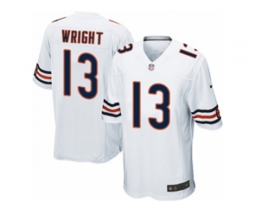 Men's Nike Chicago Bears #13 Kendall Wright Game White NFL Jersey