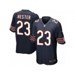 Men's Nike Chicago Bears #23 Devin Hester Game Navy Blue Team Color NFL Jersey