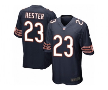 Men's Nike Chicago Bears #23 Devin Hester Game Navy Blue Team Color NFL Jersey