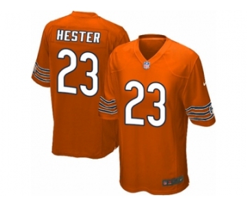 Men's Nike Chicago Bears #23 Devin Hester Game Orange Alternate NFL Jersey