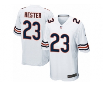 Men's Nike Chicago Bears #23 Devin Hester Game White NFL Jersey