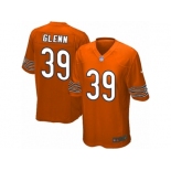 Men's Nike Chicago Bears #39 Jacoby Glenn Game Orange Alternate NFL Jersey