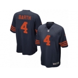 Men's Nike Chicago Bears #4 Connor Barth Game Navy Blue 1940s Throwback Alternate NFL Jersey