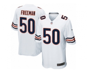 Men's Nike Chicago Bears #50 Jerrell Freeman Game White NFL Jersey