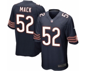 Men's Nike Chicago Bears #52 Khalil Mack Game Navy Blue Team Color NFL Jersey