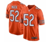 Men's Nike Chicago Bears #52 Khalil Mack Game Orange Alternate NFL Jersey