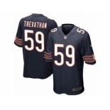 Men's Nike Chicago Bears #59 Danny Trevathan Game Navy Blue Team Color NFL Jersey