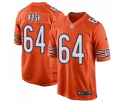 Men's Nike Chicago Bears #64 Eric Kush Game Orange Alternate NFL Jersey