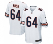 Men's Nike Chicago Bears #64 Eric Kush Game White NFL Jersey