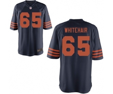 Men's Nike Chicago Bears #65 Cody Whitehair Game Navy Blue Throwback Alternate NFL Jersey