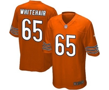 Men's Nike Chicago Bears #65 Cody Whitehair Game Orange Alternate NFL Jersey