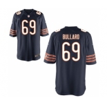 Men's Nike Chicago Bears #69 Jonathan Bullard Game Navy Blue Team Color NFL Jersey