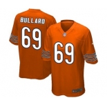 Men's Nike Chicago Bears #69 Jonathan Bullard Game Orange Alternate NFL Jersey