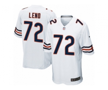 Men's Nike Chicago Bears #72 Charles Leno Game White NFL Jersey