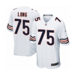 Men's Nike Chicago Bears #75 Kyle Long Game White NFL Jersey