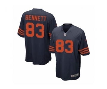 Men's Nike Chicago Bears #83 Martellus Bennett Game Navy Blue 1940s Throwback Alternate NFL Jersey