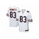 Men's Nike Chicago Bears #83 Martellus Bennett Game White NFL Jersey