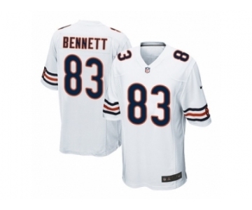 Men's Nike Chicago Bears #83 Martellus Bennett Game White NFL Jersey