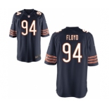 Men's Nike Chicago Bears #94 Leonard Floyd Game Navy Blue Team Color NFL Jersey