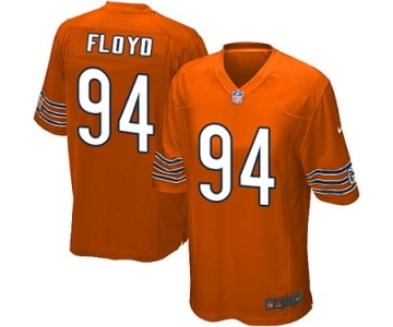 Men's Nike Chicago Bears #94 Leonard Floyd Game Orange Alternate NFL Jersey