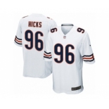 Men's Nike Chicago Bears #96 Akiem Hicks Game White NFL Jersey