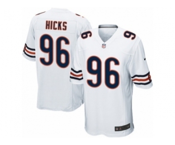 Men's Nike Chicago Bears #96 Akiem Hicks Game White NFL Jersey