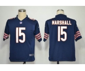 NIKE NFL Jerseys Chicago Bears 15 Marshall Blue (Game)